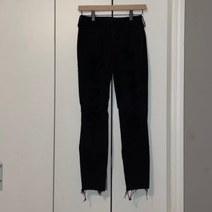 Kendall + Kylie The Ultra Babe black jeans.